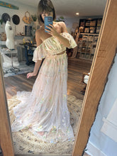 Load image into Gallery viewer, Ready to ship mystical wonders tulle embroidery dress two piece