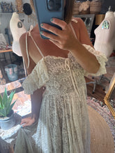 Load image into Gallery viewer, Ready to ship sale poetry embroidery lace with dark nude lining maternity friendly