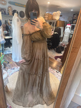 Load image into Gallery viewer, Two dress deal sale ready to ship as shown tan you glow girl chiffon and Sonoma dress