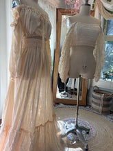 Load image into Gallery viewer, Ready to ship sale cream linen cotton nothing quite like you two piece with lace Sonoma top