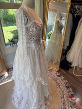 Load image into Gallery viewer, Ready to ship sale one of a kind vintage lace top with two lace skirts