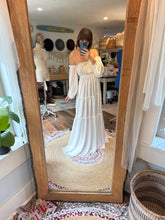Load image into Gallery viewer, You glow girl off white matte satin dress sale ready to ship