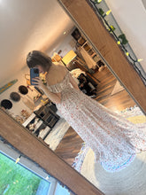 Load image into Gallery viewer, Always and forever dress on rust floral crinkle ready to ship sale l