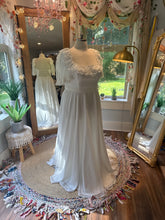 Load image into Gallery viewer, Sample sale One of a kind ready to ship satin/chiffon and lace dress size large/xl