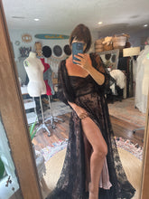 Load image into Gallery viewer, Ready to ship black lace A new day dress