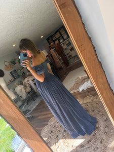Ready to ship hand dyed dress xs to med