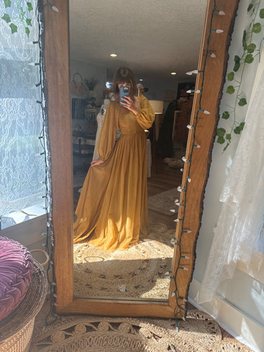(Mustard) preorder hand dyed Sonoma dress
