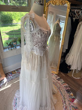 Load image into Gallery viewer, Ready to ship sale one of a kind vintage lace top with two lace skirts