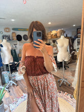 Load image into Gallery viewer, Ready to ship sale one of a kind floral and lace dress (reversible)