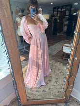 Load image into Gallery viewer, End of summer Sale Ready to ship A New Day dress in pink satin matte