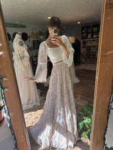 Load image into Gallery viewer, (Two top one skirt) Flash sale ready to ship two piece floral dress fits bigger busts