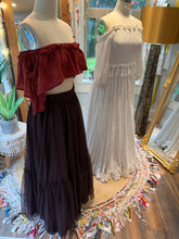 Load image into Gallery viewer, Two dress deal off white fringe Raynie two piece linen cotton with mix and match two piece flash sale