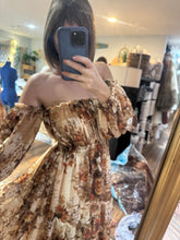 Load image into Gallery viewer, Preorder you glow girl in new vintage lover crinkle print  allow 6-8 week