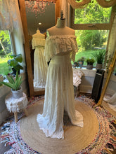 Load image into Gallery viewer, Reserved Ready to ship the last of these soul mate skirt and show off those shoulder top (Copy)