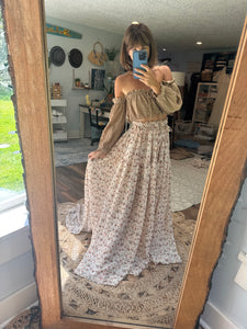 Three top one skirt mystical wonder crinkle teeny floral ready to ship