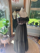 Load image into Gallery viewer, Ready to ship two dress deal one of a kind imperfect hand dye hey babe dress with Always and Forever dress tan brown linen cotton sal