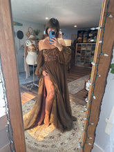 Load image into Gallery viewer, Ready to ship Sonoma dress hand dyed with embellishments