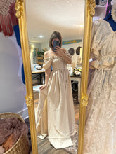 Load image into Gallery viewer, Sale Ready to ship beige crinkle (double layer type) rapture dress