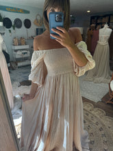 Load image into Gallery viewer, Preorder new - The Sugar Sugar Dress  smock top dress in beige new style