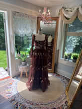 Load image into Gallery viewer, One of a kind sample sale hand dyed embroidery dress