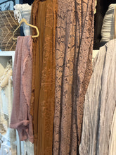 Load image into Gallery viewer, (Package T) bigger pieces ready to ship Box of fabric remnants perfect for baby layering (photo prop)