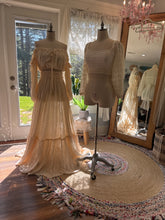 Load image into Gallery viewer, Ready to ship sale cream linen cotton nothing quite like you two piece with lace Sonoma top