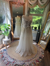 Load image into Gallery viewer, Ready to ship sale one of a kind vintage lace top with two lace skirts