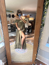Load image into Gallery viewer, Ready to ship cotton rapture dress in Olive sale