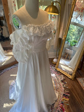 Load image into Gallery viewer, Sample sale One of a kind ready to ship satin/chiffon and lace dress size large/xl