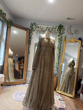 Load image into Gallery viewer, Ready to ship hand dyed lace you glow girl dress (semi sheer)