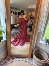 Load image into Gallery viewer, (Sale) Ready to ship sale Berry ruffle me right up cotton dress