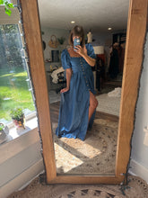 Load image into Gallery viewer, Ready to ship rapture denim dress fits medium to xl