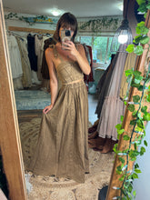 Load image into Gallery viewer, SALE - brown We Belong (2 piece) color wash bustier two piece dress ready to ship