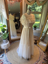 Load image into Gallery viewer, One of a kind Ready to ship sample sale Beatrice dress in tulle and lace lined in linen cotton