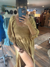 Load image into Gallery viewer, (Mustard) Ready to ship  The Sugar Sugar dress linen cotton
