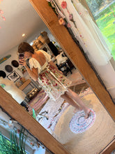 Load image into Gallery viewer, Sample sale Ready to ship one of a kind embroidery tulle floral short dress