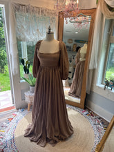 Load image into Gallery viewer, Sale ready to ship tan brown linen cotton oh lover dress