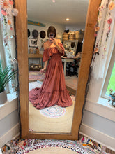 Load image into Gallery viewer, Ready to ship sale rose cotton show  off those shoulders dress