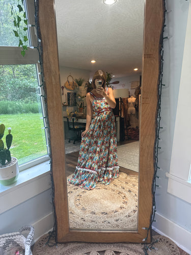 Ready to ship bold floral Frolick dress