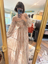 Load image into Gallery viewer, Ready to ship you glow girl Rust floral crinkle on flash sale