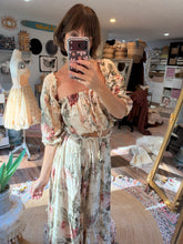 Load image into Gallery viewer, SALE Preorder cotton print two piece Nothing quite like you set with maxi skirt fits xs to xl allow 6 weeks