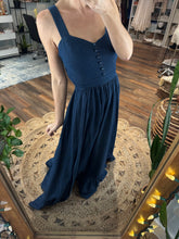 Load image into Gallery viewer, Frolick dress ready to ship in dark denim on sale one of a kind