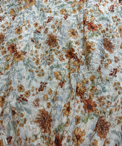 Ready to ship nothing quite like you Daisy crinkle print floral two piece reclamation dress