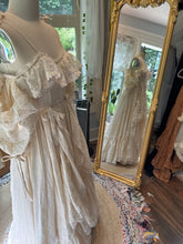 Load image into Gallery viewer, Sample sale Opaline embroidery cotton ready to ship ivory (shorter sleeve version)