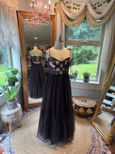 Load image into Gallery viewer, Ready to ship slight imperfections hey babe dress with applique hand dye plum