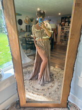 Load image into Gallery viewer, Preorder 6-8 week Lullaby Two piece dress (top reversible) in linen cotton - shown in tan brown but ask about many color choices