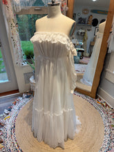 Load image into Gallery viewer, Ready to ship sale Beatrice Dress in off white tulle and lace fits xs to xl