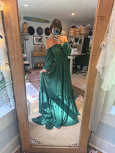 Load image into Gallery viewer, Ready to ship linen cotton Nothing Quite Like You two piece dress emerald