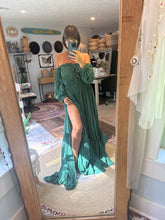 Load image into Gallery viewer, Ready to ship linen cotton Nothing Quite Like You two piece dress emerald