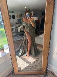 (Preorder 6-8 week) Awaken dress olive